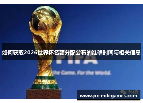 如何获取2026世界杯名额分配公布的准确时间与相关信息